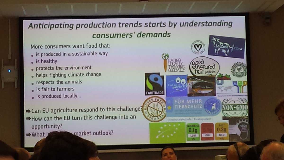 If this is what consumers want, why is there such opposition within the industry and amongst decision makers in meeting these demands? Note that "cheap food" isn't listed...