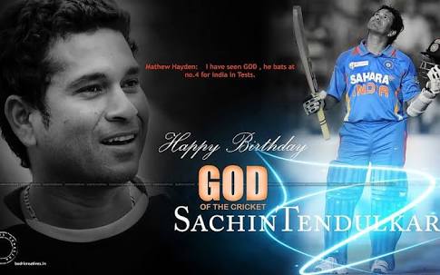 Wish you happy birthday Sachin Tendulkar 