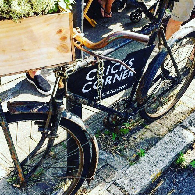 Someone stole the Cricks Corner bike! Reward if found! #b****** #c**** #teefs #archway