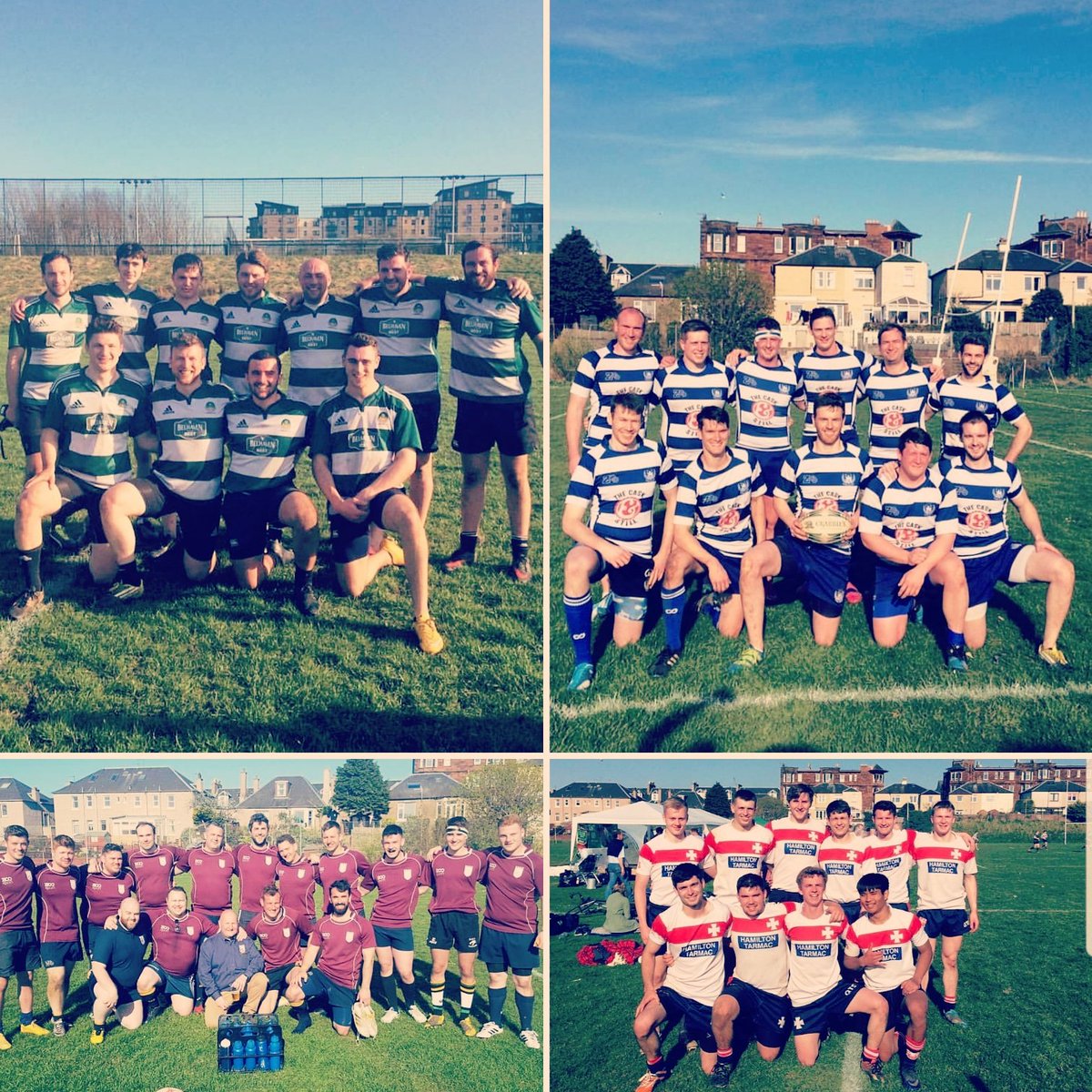 LeithRugby's tweet photo. We're delighted to welcome all 2017's trophy winners back to #Leith7s2018, Carl Waugh Trophy Champions, @ForresterRFC, Plate Winners @LeithRugby, Bowl champs @KilmarnockRFC &amp; Shield winners @queensferryrfc. Who wins in 2018? Join us from 12pm this Saturday to find out! #Leith7s https://t.co/PS3MOuFMUH