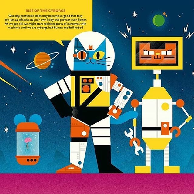 Tiphaine_agency's tweet photo. Illustration by @benjinewman for @profastrocat
#cyborg #science #prosthetic #profastrocat #kidlit #benjaminnewman https://t.co/dnjU2LFBgG https://t.co/hwGz7hVVnk