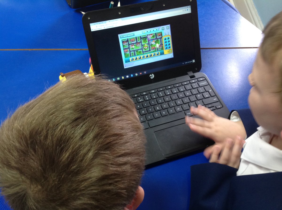 Year Two Red learning to code. Great problem solving by all.