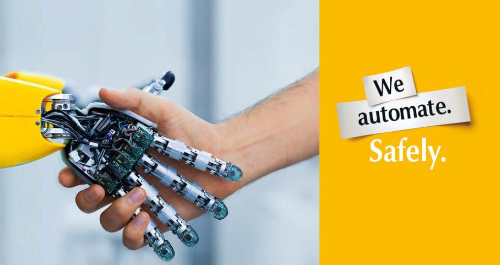 Pilz_INT's tweet image. How important is #robotics at Pilz? And how what part do standards play? Let us help you make your #robotapplication safe - from #riskassessment through to #CE marking. Learn more from our #robotics experts at booth 9.D17 #hm18