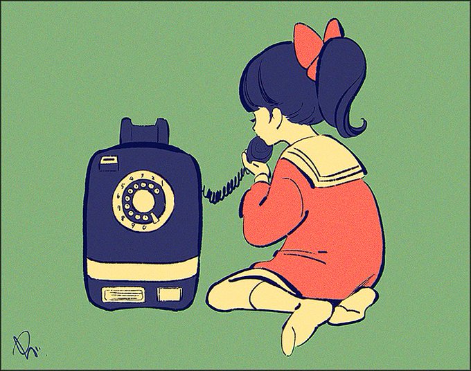 「携帯電話を持った」のTwitter画像/イラスト(古い順｜RT&Fav:50)