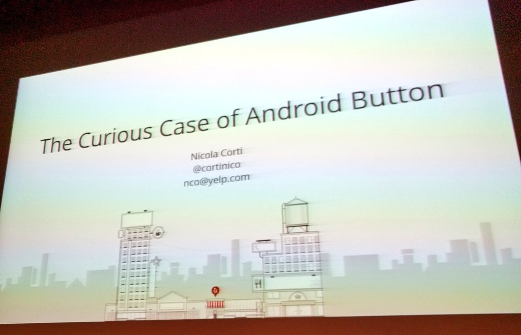 cortinico's tweet image. Wooooooo @YelpEngineering is on stage in a few minutes 💪 #AndroidMakers2 #AndroidDev