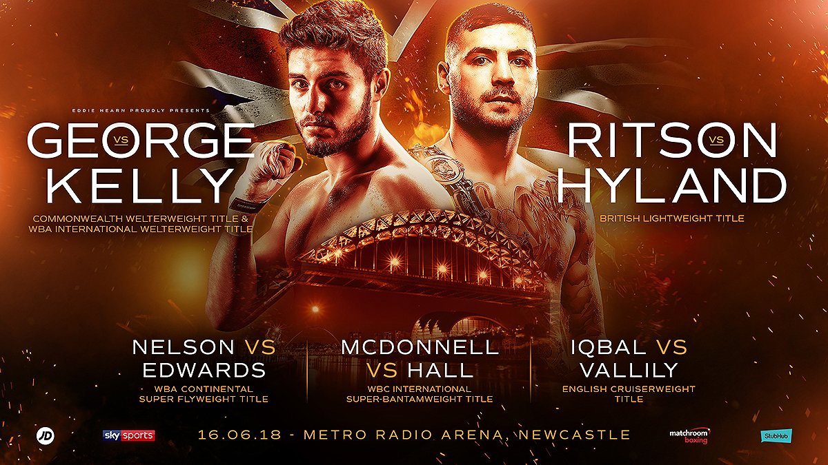 MatchroomBoxing's tweet image. 🚨 NEWCASTLE 👊

◼️ Kris George vs @JOSHPBK, Commonwealth 👑

◻️ @lewis_ritson vs @PaulhylandJR

▪️ @bigtwinnygav vs @stuskithechamp

▫️@ArfanTheMajor vs @SimonVallily

▪️@proboxbabyface vs @CEdwardsBoxing

🎟️ Fight Pass today, general sale tomorrow - Both at midday!