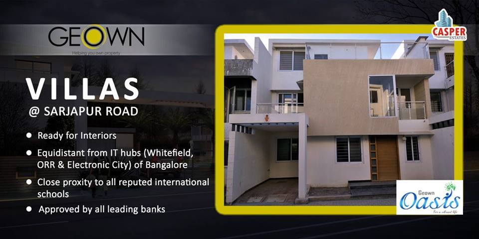 GeownCasper's tweet photo. Geown Oasis is offering an ideal home for everyone in your family with a wide range of magnificent amenities near Sarjapur Road and close to all prime infrastructures.

To know more visit@ https://t.co/PCIPDEC7RL or call us at 7676666111

#villasinbangalore #villasinsarjapur https://t.co/9toCXZ2okt