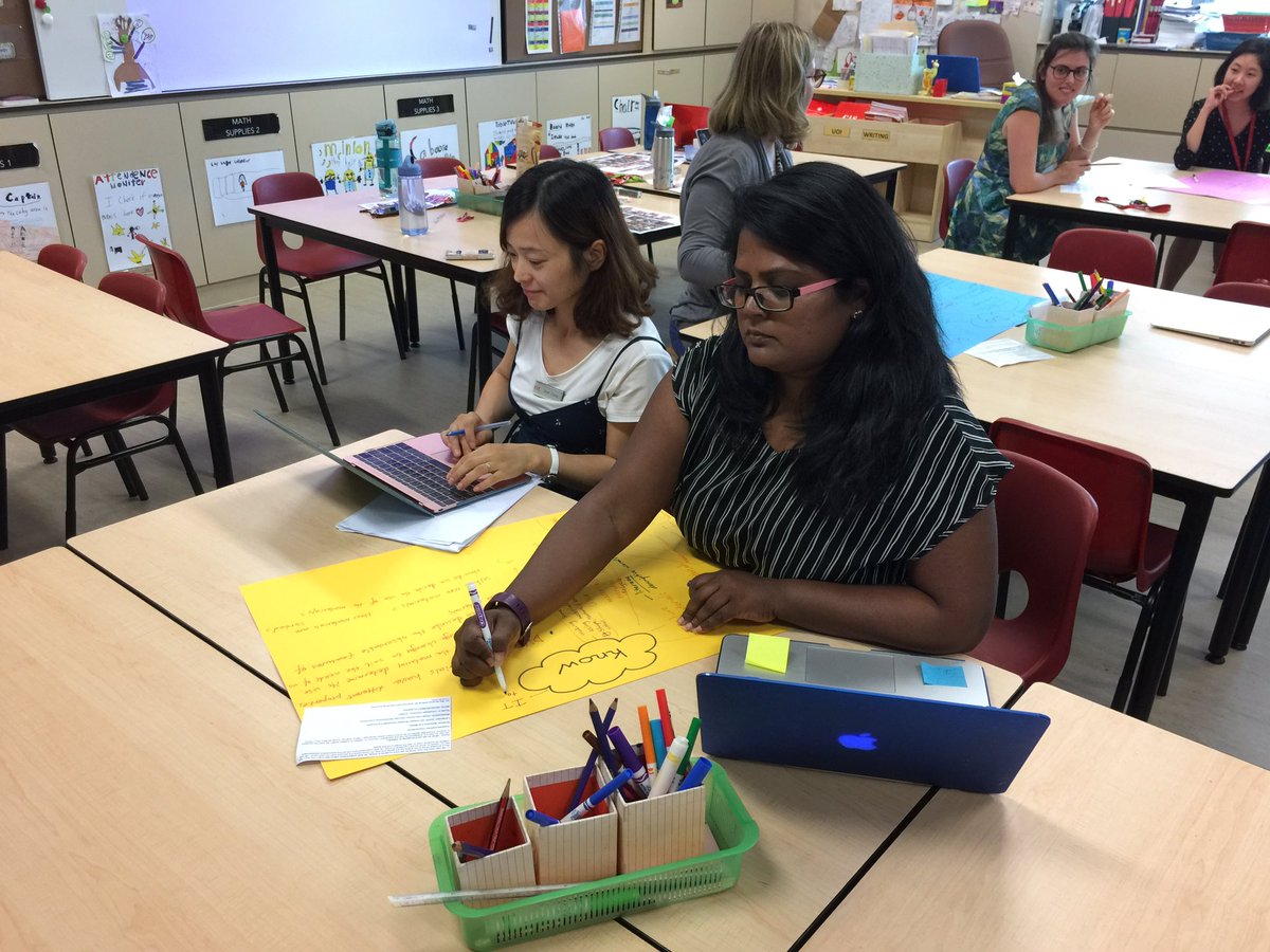 hettyb00n's tweet photo. Grade 2 team planning for the upcoming UOI! A wonderful sample of #Collaboration #sharing #InquiryMindset #growthmindset #respect #learningfromeachother! @jradojkovich @AndreaLStrachan @cmk1965 @amlmcaleer @soomin_chung @JillRivers55 @victoria @vanee @sarahzhang 👏 https://t.co/zBR5BG5Cyi