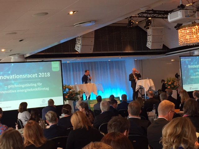 Nu drar Innovationsrace 2018 på #PCSummit18 igång! Vi önskar finalisterna lycka till!  Altris, Bright Energy, Epishine, Graphmatch, Grönbid, Manetos Labs, Modvion, Nextseal, Prime Design Sweden och Unimi Solutions. #innovation #energi