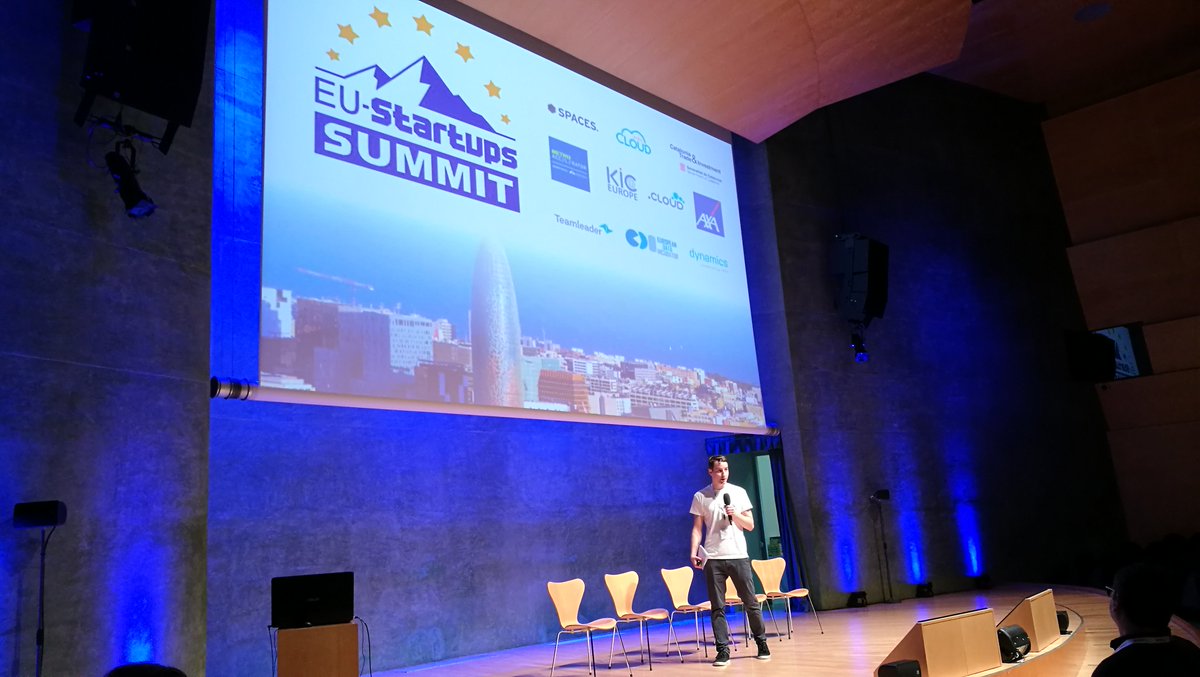 Today we are at EU-Startups Summit 2018 #EUStartupsSummit  . "The event has been moved from Berlin to #Barcelona because right now is the most dinamic city creating technology #startups" : <a href="/Thomas_Ohr/">Thomas Ohr</a>, founder of <a href="/EU_Startups/">EU-Startups</a> <a href="/i2CAT/">i2CAT Research Centre</a> <a href="/SilviaCastellvi/">Silvia Castellvi</a>