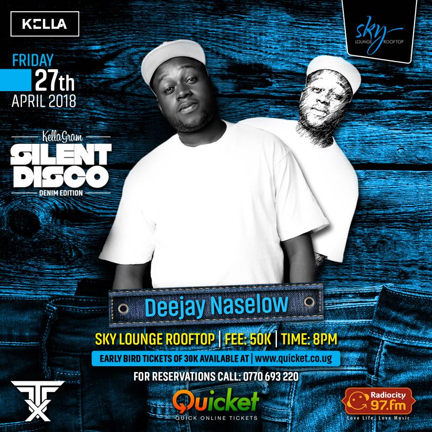 97fmRadiocity's tweet photo. #KellagramSilentDisco is this Friday! The #Redchannel & #bluechannel will be on fleek with @djaludah #DjKathy @naselow @benondeejaywa
Are you ready to TURN UP denim style?Buy advance tickets now at 30k at https://t.co/Ycqbnml0S3
50k at the door! Prepare to party from til dawnπΆ https://t.co/LSoj3EyvuS