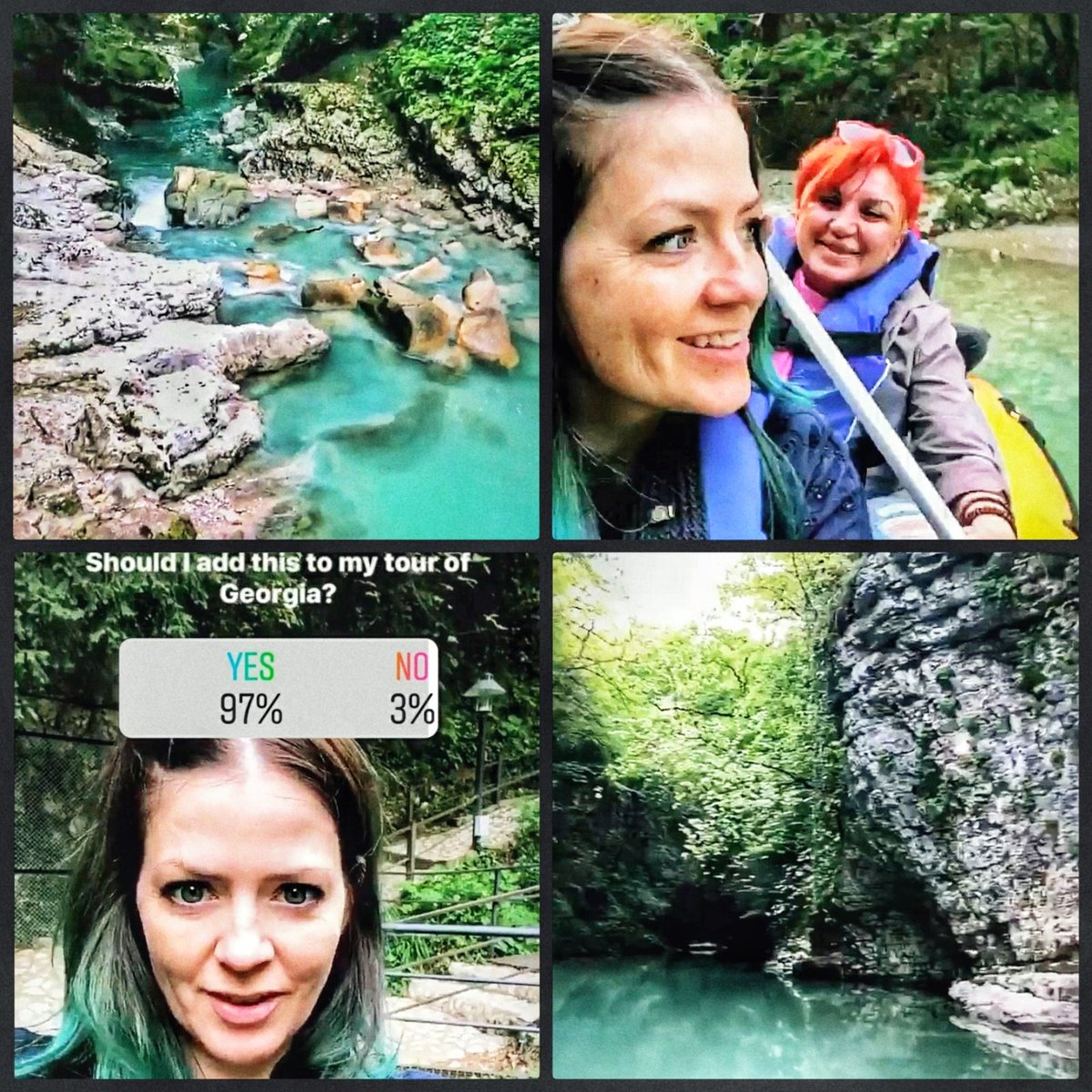 cdeverwherever's tweet photo. Creating a special tour for you guys is some adventurous work 😉 
How does a rafting with @CleverDever in #Georgia's beautiful whitewater sound?!🛶🌊🌲 Vote and see more -> https://t.co/qTqCqHAgdC #traveltuesday #adventure https://t.co/0fU3KxqvZz