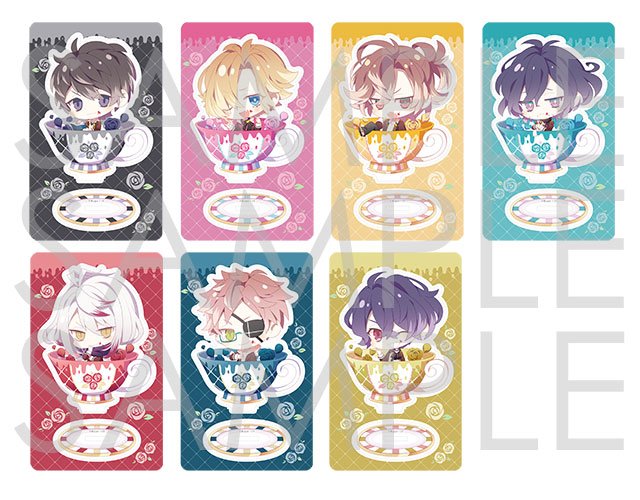 ট ইট র Rejetインフォ Skit Dolce 予約受付中 Diabolik Lovers より ティーカップに入ったヴァンパイア達が可愛い Rejet Collection Afternoon Lovers イラストを使用したアクリルフィギュアコレクションがtype A Bで登場です こちら