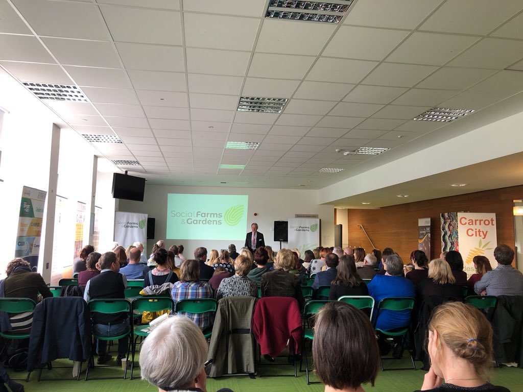 Exciting couple of days ahead at the #GrowingBetterLives conference inspiring people, sharing knowledge and practice @CarefarmingUK @FCFCG #ChangingLives