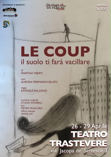 La #storia di un uomo che ha scelto di vivere tra le nuvole e del suo ritorno a terra al #Teatro #Trastevere ( @teatrotrast) di #Roma
👉goo.gl/sDWCZW