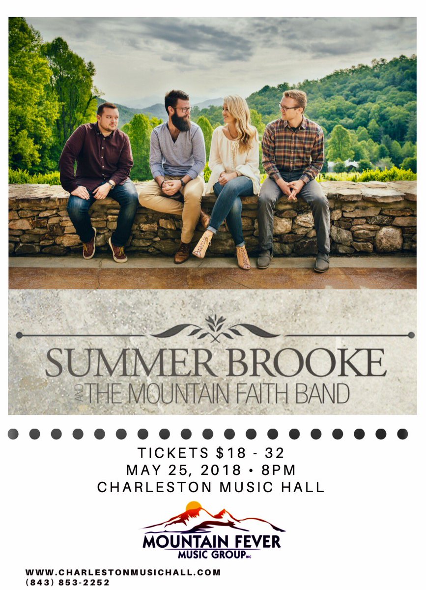 We are coming to <a href="/CityCharleston/">City of Charleston</a> in May! Hope to see you there!