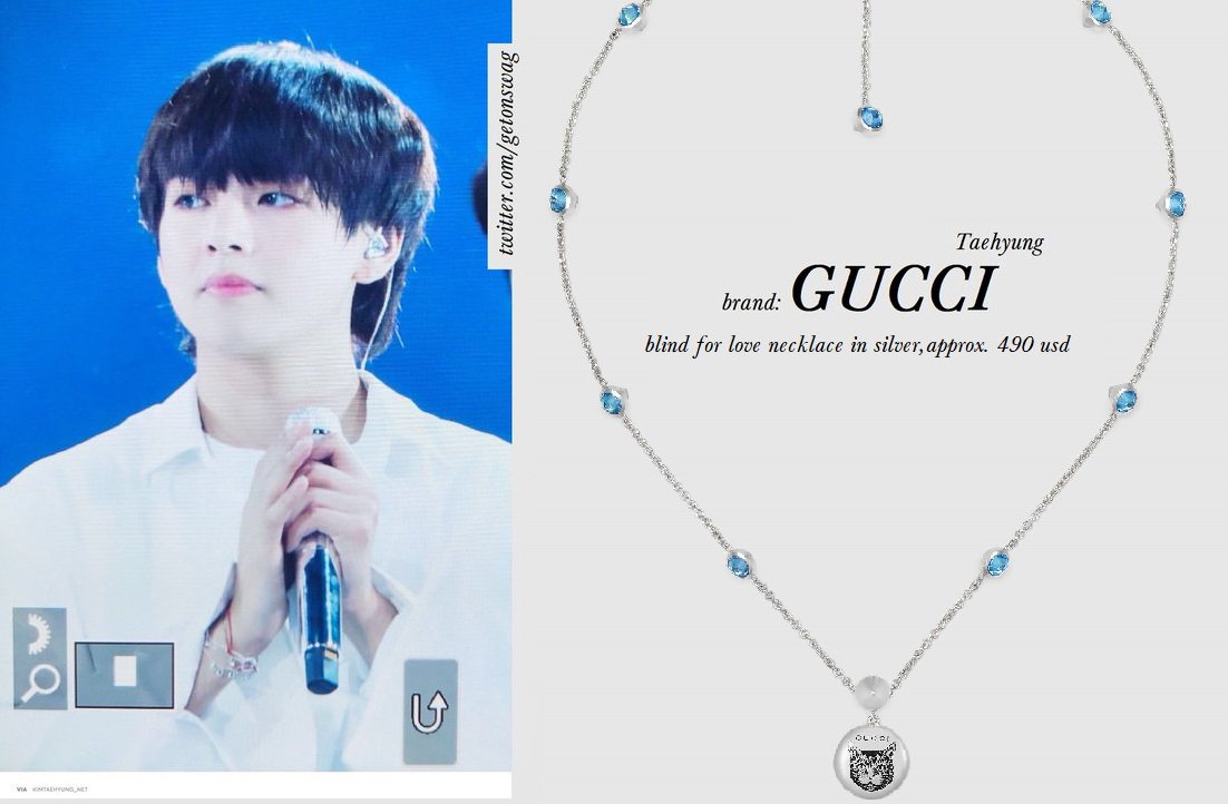 taehyung gucci necklace