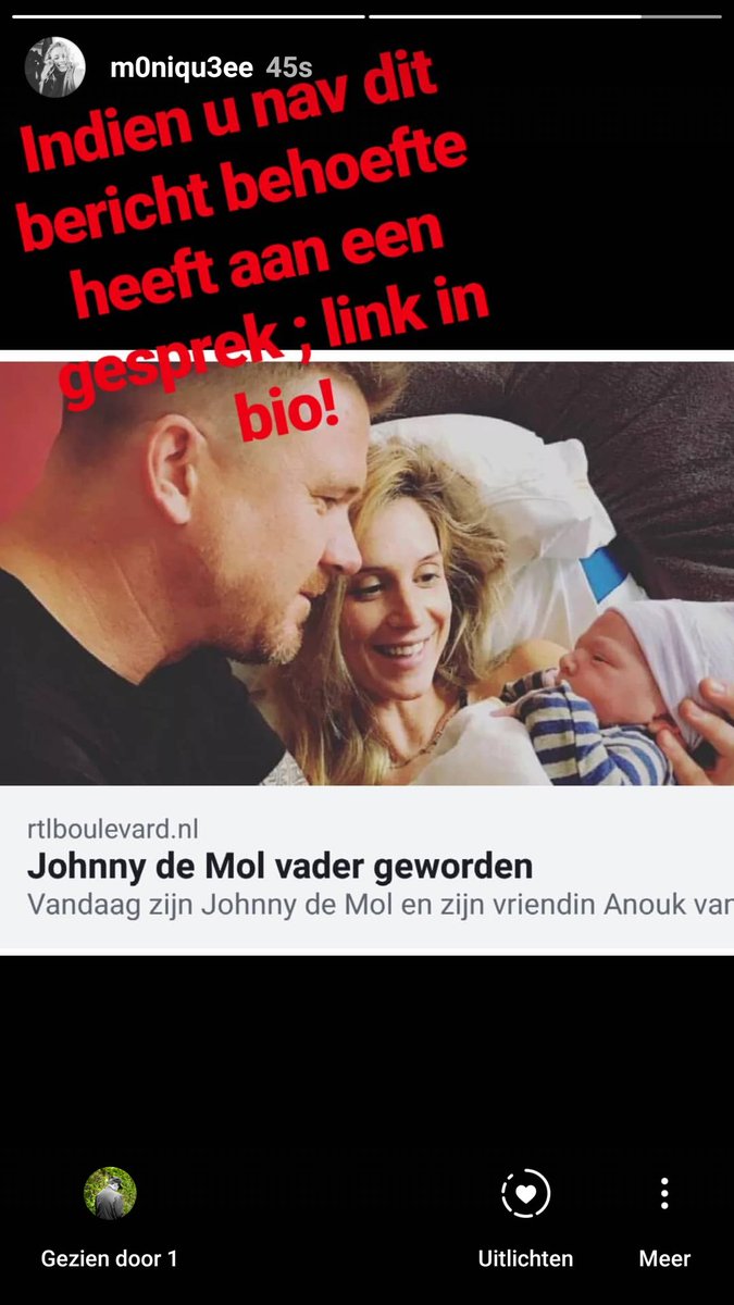 Blloesem's tweet photo. En gefeliciteerd natuurlijk! #babyjohnny https://t.co/ZEJYTGTwh4