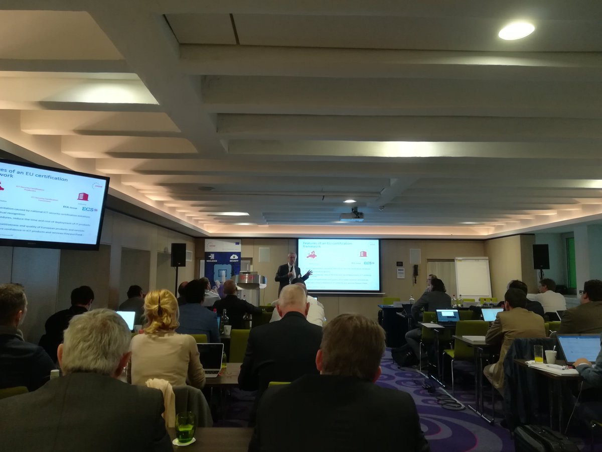 .<a href="/enisa_eu/">ENISA</a> advancing on the development of EU #cybersecurity certification schemes. The objective is not only better cybersecurity, but also better economic performance of #EUindustry