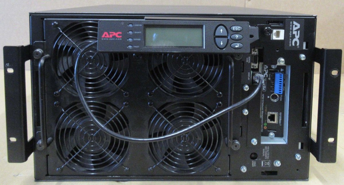 ITinStock's tweet photo. APC Smart-UPS RT 15kVA 12KWatts RM 230V UPS + Network Manage Card SURT15KRMXLI £1,710
https://t.co/hVef3h4waU
#DataCentre #DataCenterWorld #ITTweetsUK #businesssolutions #HardwareProcurement #FlockBN https://t.co/7peeJlyTyR
