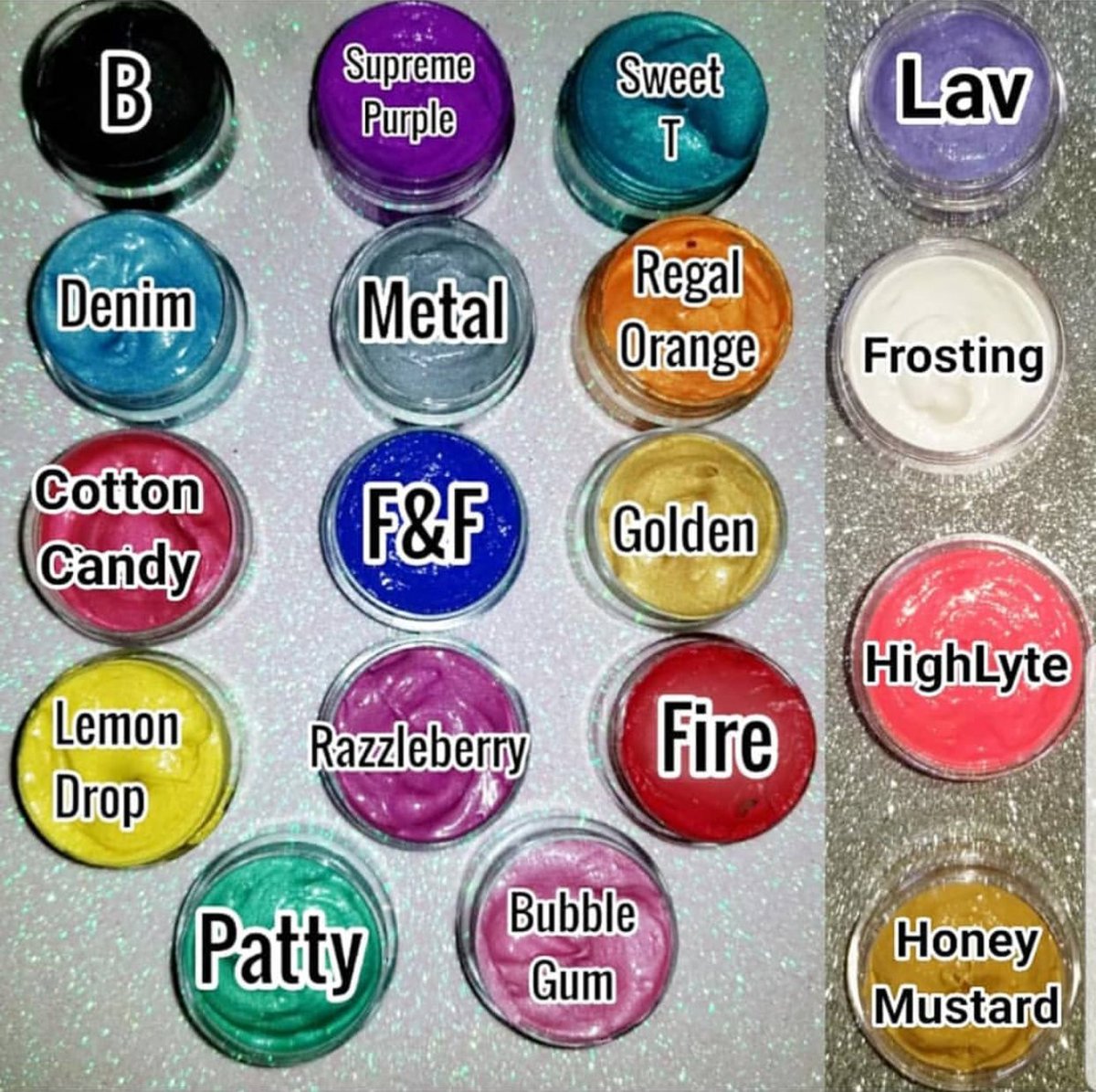 CrownPaintColor's tweet photo. 🎨👑18 colors now available!!
The newest 
1.Lav (lavender)
2. Frosting (white)
3. HighLyte 
4. Honey Mustard 
#cpc #crownpaintcolors #crownpainthairshadows #crownpaint #crownpaintcolors #hairmakeup #hairshadow #hairshadowing #hairshadows #oneshampooandgone #temporaryhaircolor https://t.co/HXe66JEuDI