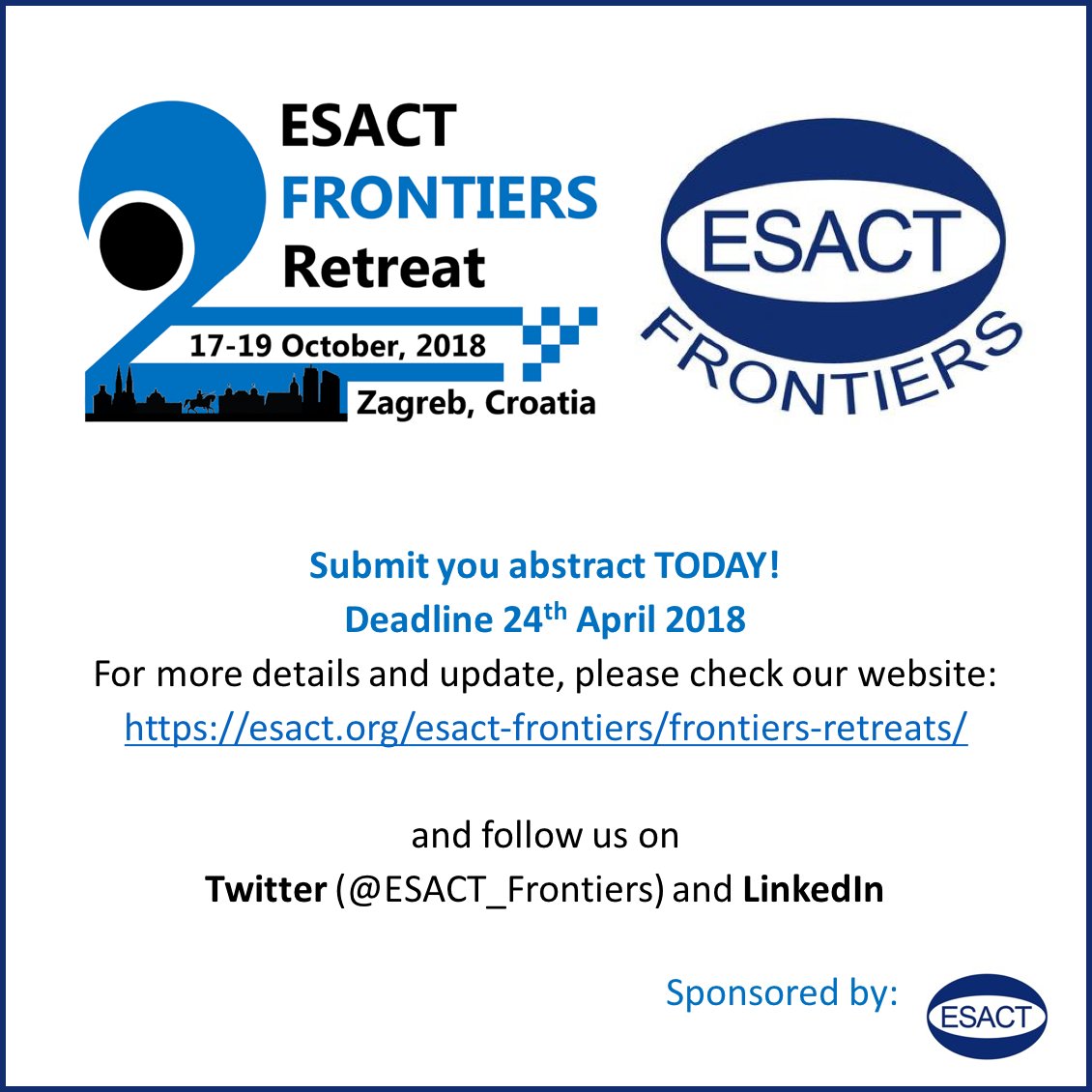 ESACT Frontiers tweet media