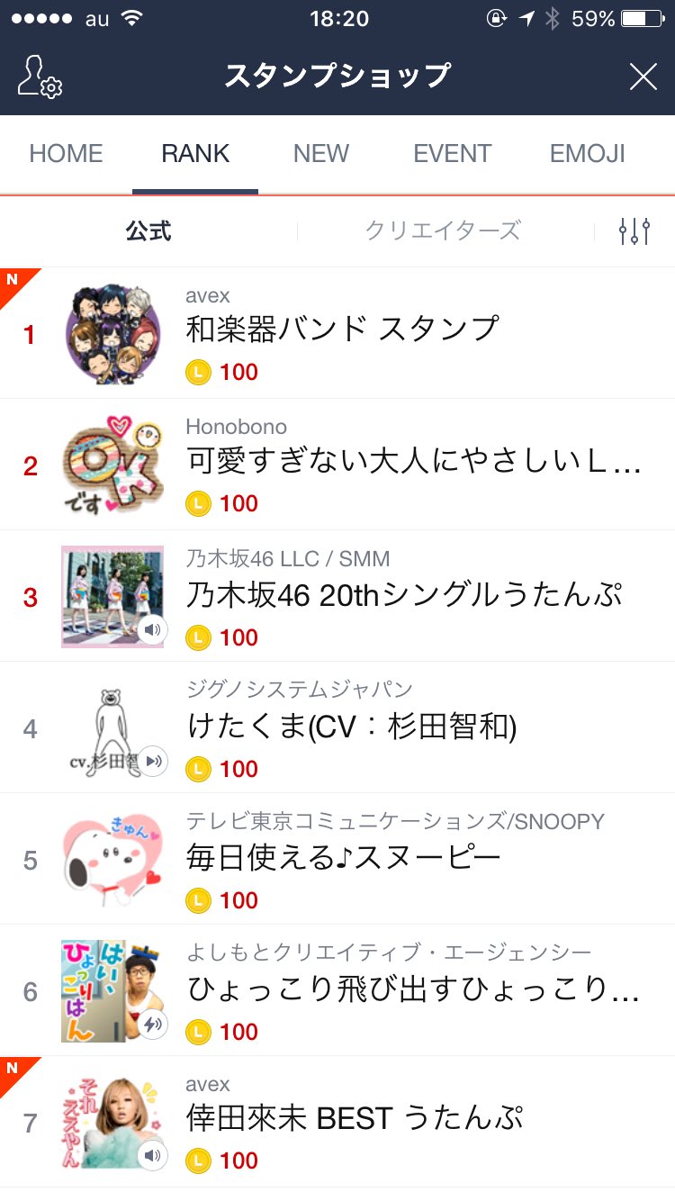 山葵 Wasabi Lineスタンプ公式ランキングで和楽器バンドスタンプが1位 ありがとうございます 色んな人と和楽器 スタンプ使って楽しんで 広がれ 和楽器のわ T Co Adijcups1n Twitter