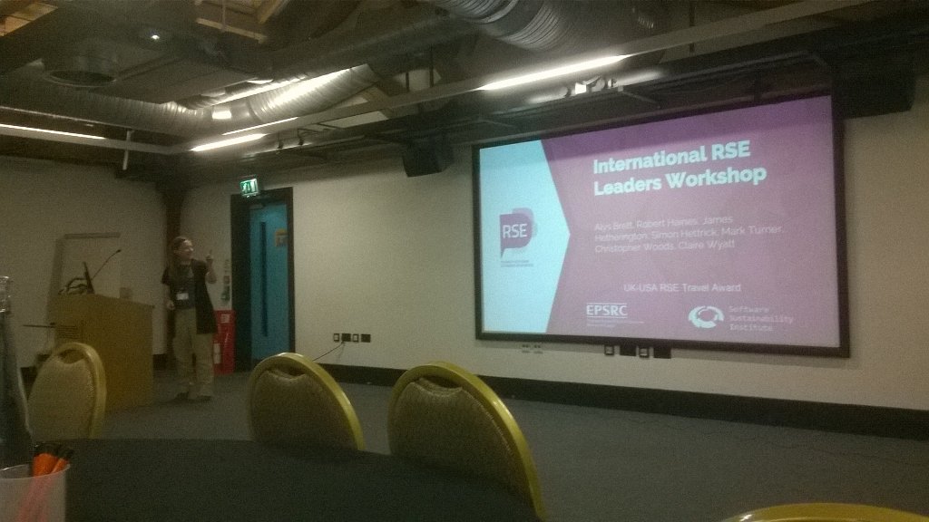 CM_J0nes's tweet photo. @alysbrett speaking about @ResearchSoftEng at @SoftwareSaved #WIIRSC18 https://t.co/F7s7z3OpI2