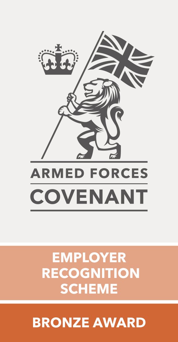 Beyond honoured to have received the Bronze Award from the Armed Forces Covenant Employer Recognition Scheme today. #armedforces <a href="/APPGCovenant/">ArmedForces Covenant</a> @DRM_Support