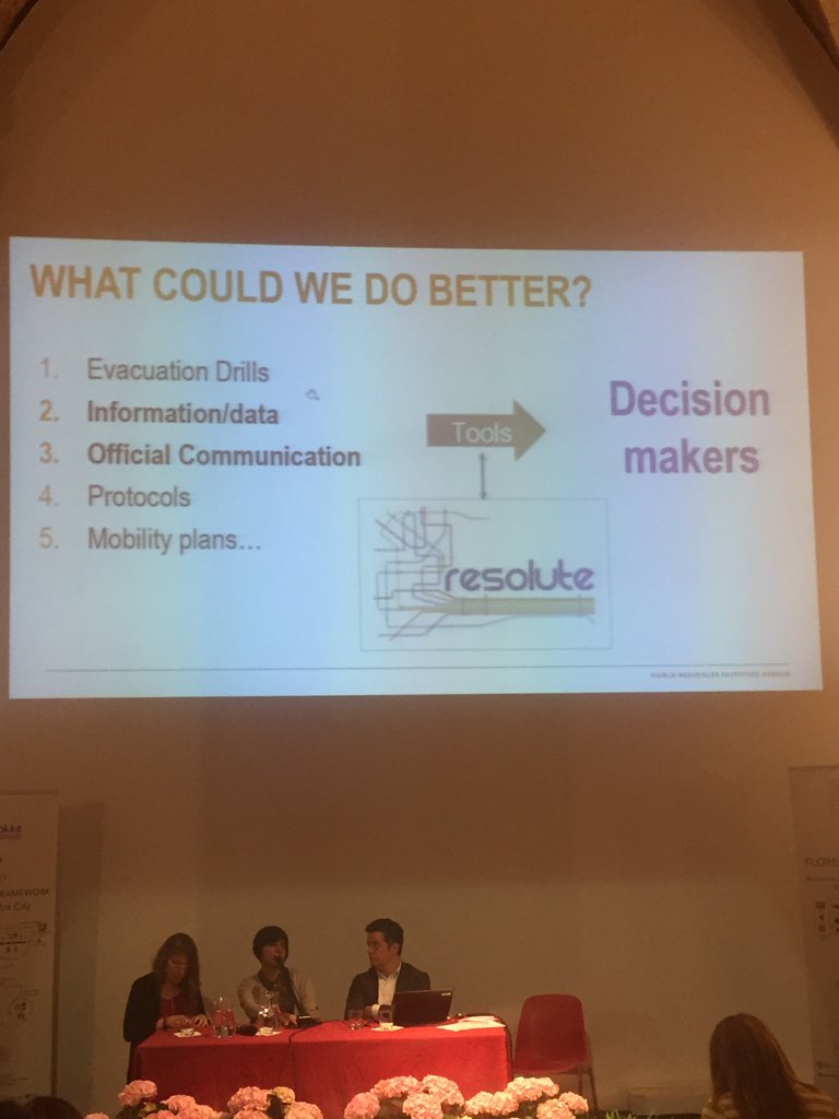<a href="/RESOLUTE_eu/">RESOLUTE Project</a> can help Mexico City to support their decision makers with tools for real time monitoring and data sense making #resilience <a href="/gvannuccini/">Gianluca Vannuccini</a>