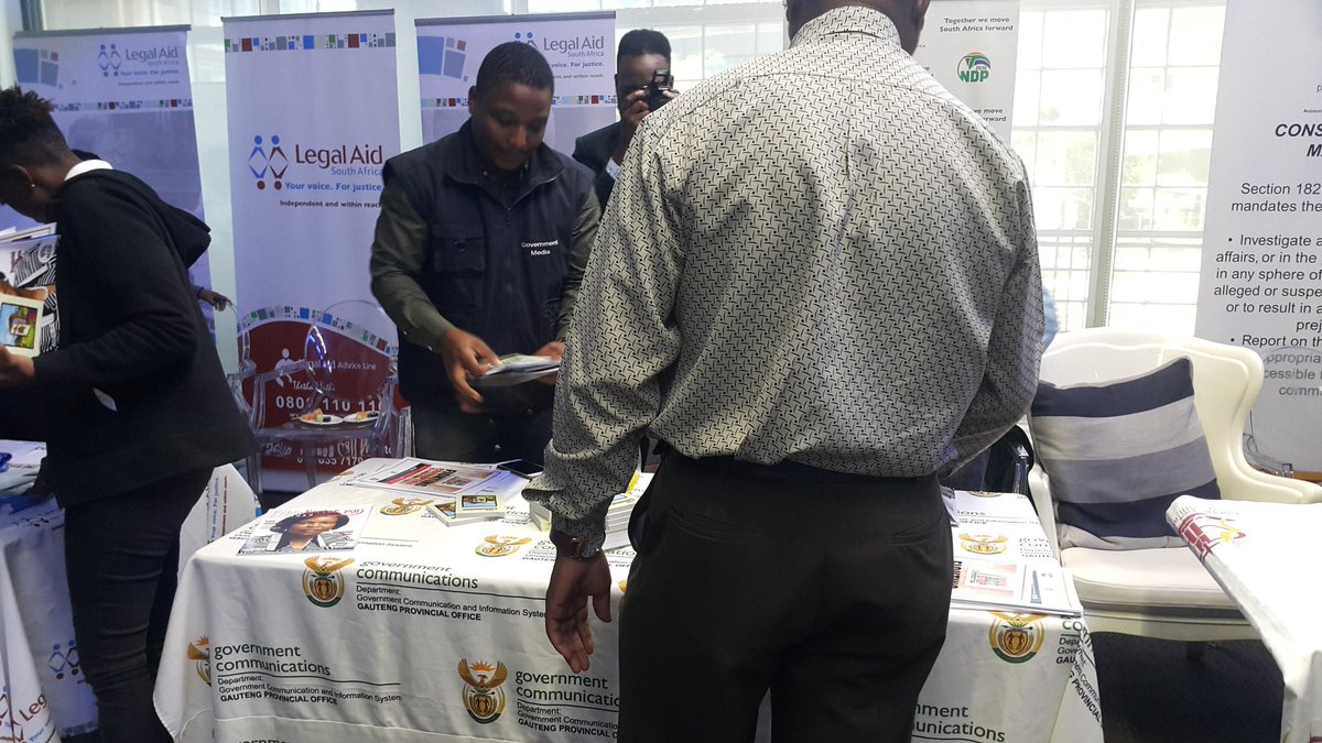 gpgSocDev's tweet photo. #FightingCorruption #PromotingIntegrity @LegalAidSA1 @GCISMedia @PublicProtector attends &amp; exhibit their services during the Stakeholder Special Investigating Unit Forum @GautengProvince https://t.co/fGU5NK5xsK