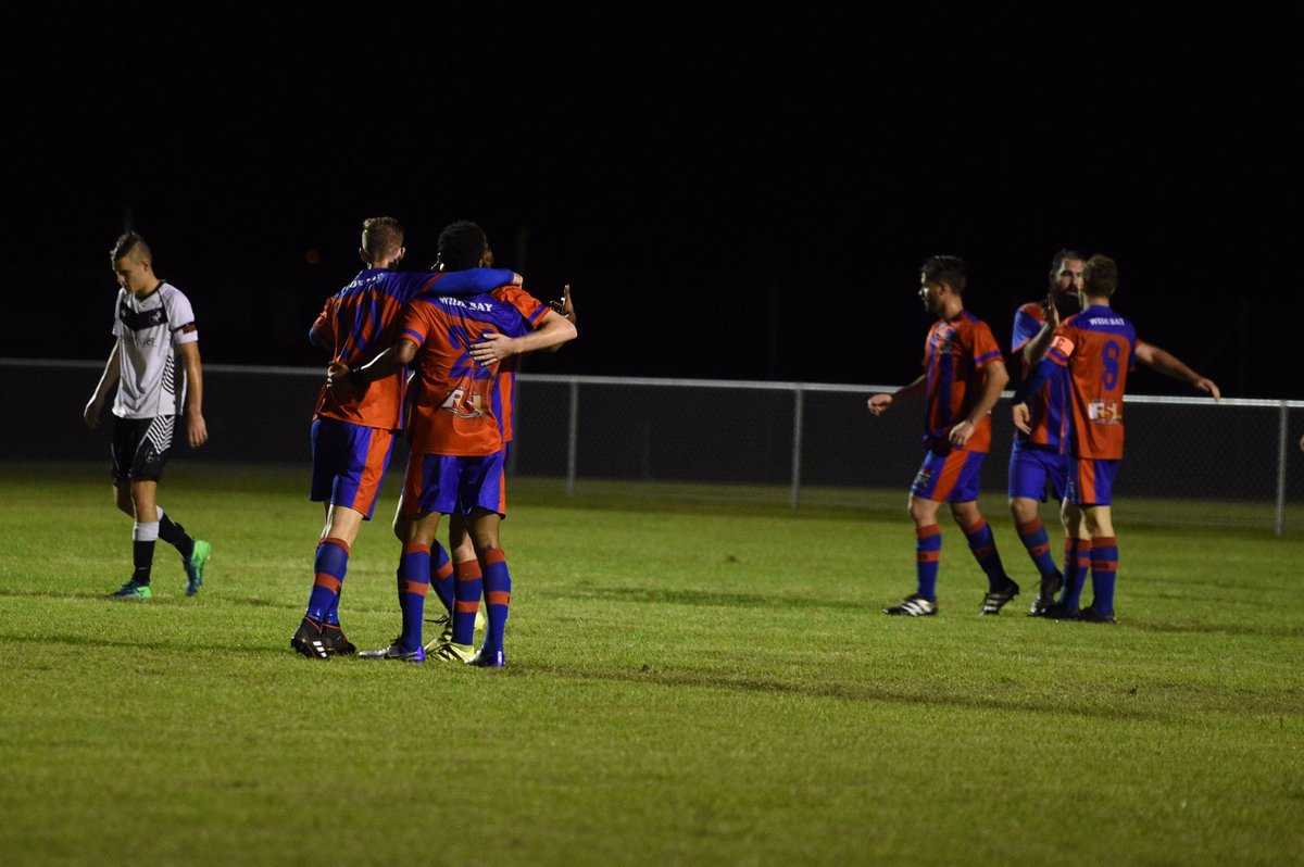 Benny Wilks on the spot for <a href="/TheBuccs/">Wide Bay Buccaneers</a> and that’s 1-1, about 34’ in to this @FFACup clash between Wide Bay and Doon Villa. #FFACup