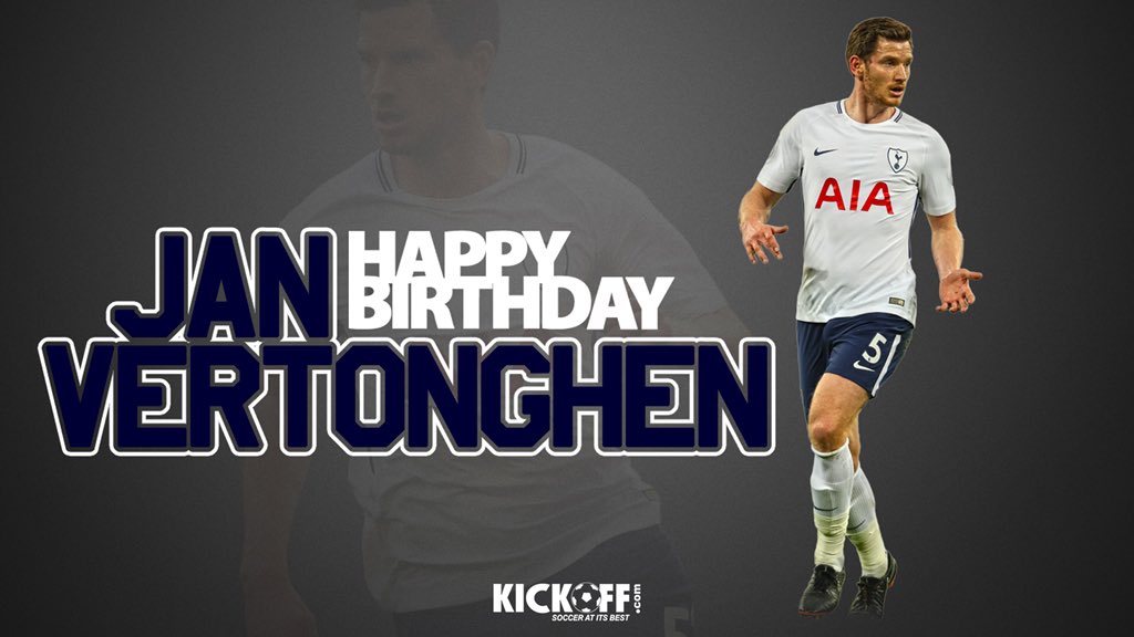 Eredivisie  KNVB Cup  Premier League PFA Team of the Year  Happy Birthday Jan Vertonghen! 