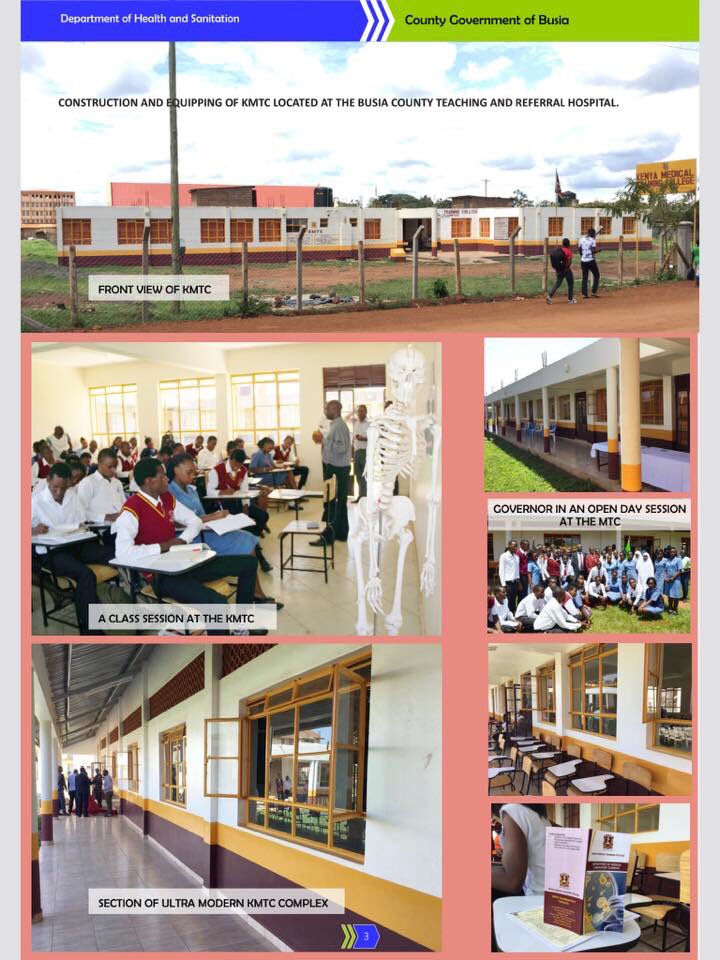 #5OfDevolution - County Government of Busia built and equipped the Busia Medical College.