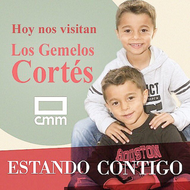 Atención hoy <a href="/gemeloscortes/">Gemelos Cortés</a>, los hermanitos más populares de la televisión, vienen a presentarnos “Cinco hermanos”, su nuevo single. ¡Os esperamos a partir de las 12:20h! ☀️ #GemelosCortés @cmm_es