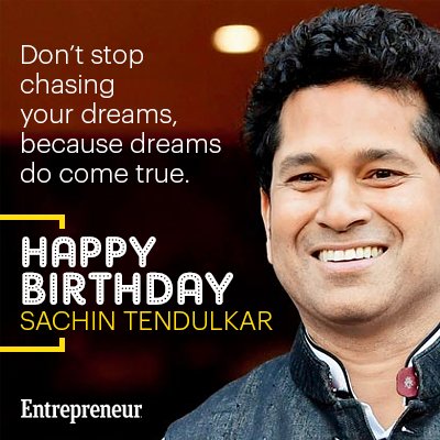 Wishing a very Happy Birthday to the God of Cricket, Sachin Tendulkar sachin_rt 