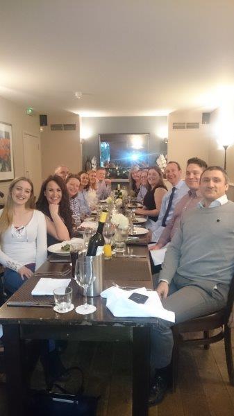 FoxCollectionHR's tweet image. Team 'thank-you' dinner for everyone's hard work implementing new resort wide software @FoxhillsSurrey @resortsuite  - 'go live' not far away now!