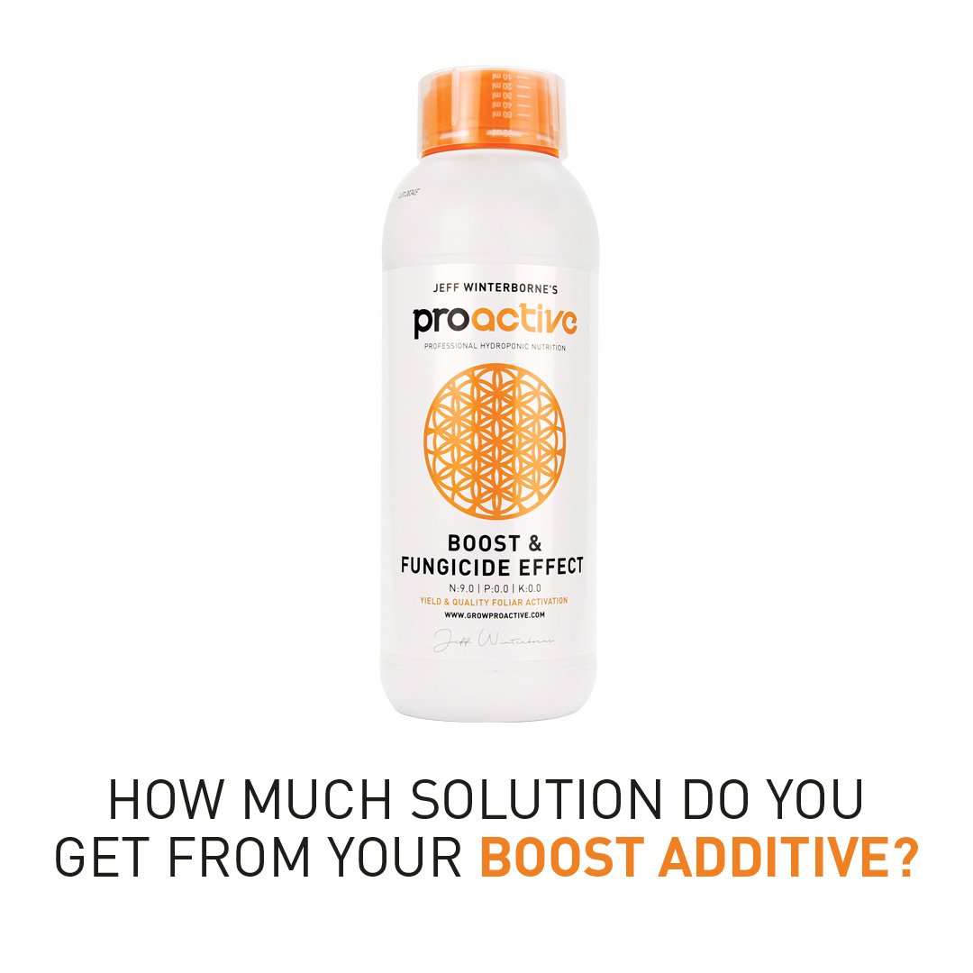 growproactive's tweet photo. How much solution do you get from your Boost?
#jeffwinterborne #growproactive #proactivenutrients #Boost https://t.co/pRklSERW40