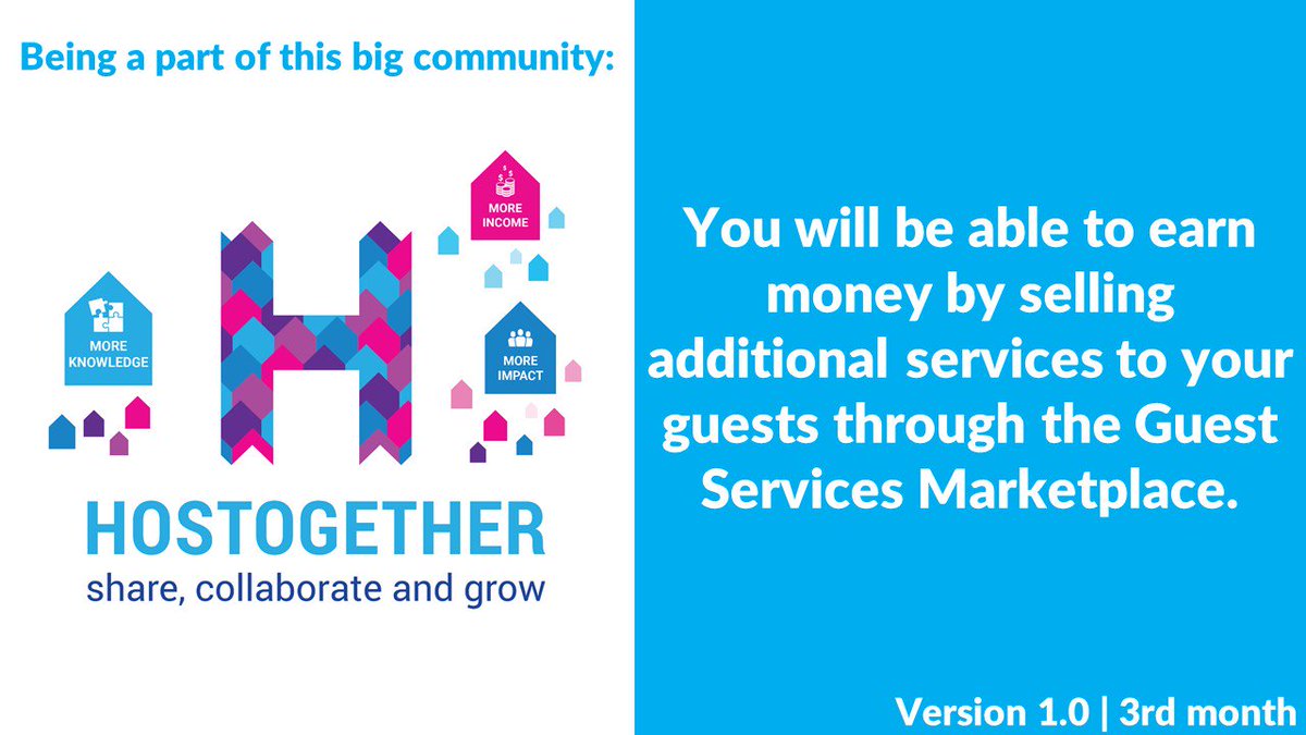 Hostogether's tweet image. Access to the Hostogether leading channel and maximize your chances of getting more bookings.
#hostogether #Vacationrental