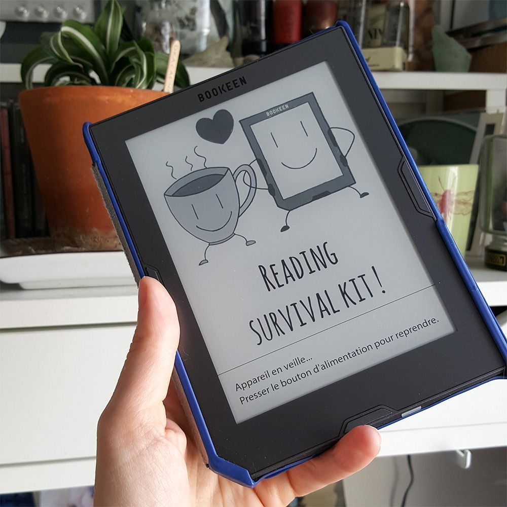 BookeenStore's tweet photo. Custom screensaver for your #Cybook: get your Reading Survival Guide here! https://t.co/aBRA3vbrb0 https://t.co/Kn2orFCL7W