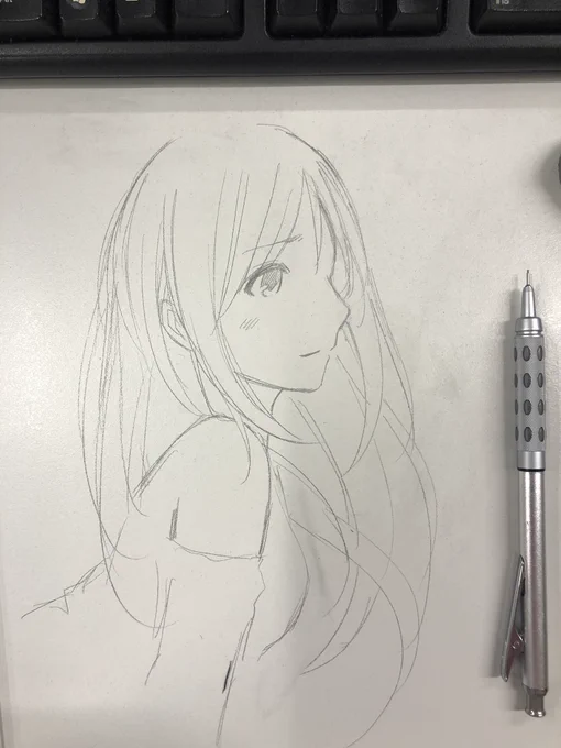 プログラムに詰まってヤケになって会社のデスクにラクガキ。いまの自分の心境が多分こんな感じ。。もう無理だよ…みたいな 