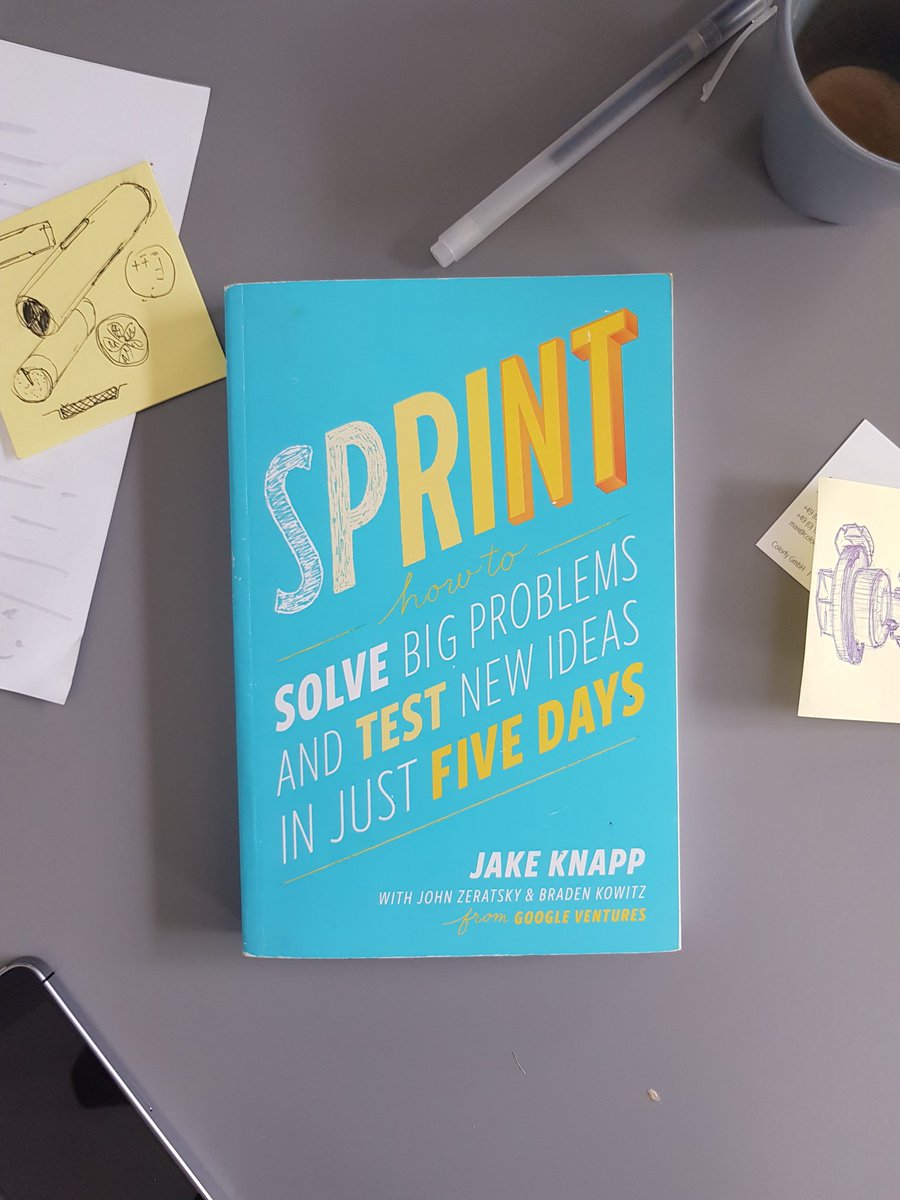 ColorfyDesign's tweet image. We&apos;re forever swapping #books in the #Colorfy office. Making the rounds this week is #Sprint by @jakek, a guide to the Google Ventures method of innovation through #design sprints. What are you reading at the moment? #ourprocess #Colorfyreads
