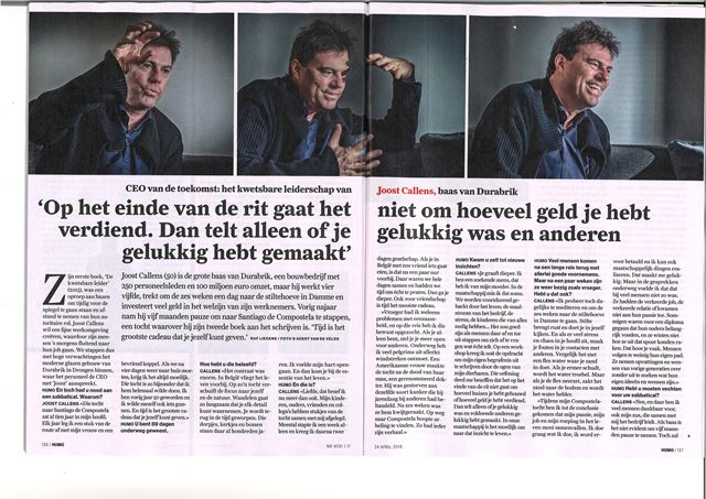 Vandaag in #Humo : onze CEO Joost over zijn kwetsbaar leiderschap ow.ly/pWI630jEblU