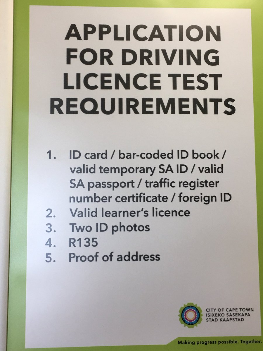 Joysdrivsch's tweet image. Learners n drivers tests dates available in Cape Town as of 23 April 2018. #driverslicense #testdates #capetown #milnerton #westcoast #burgundyestate #drivingschool #joysdrivingschool  
Need help? Call Joy on 0833014601
