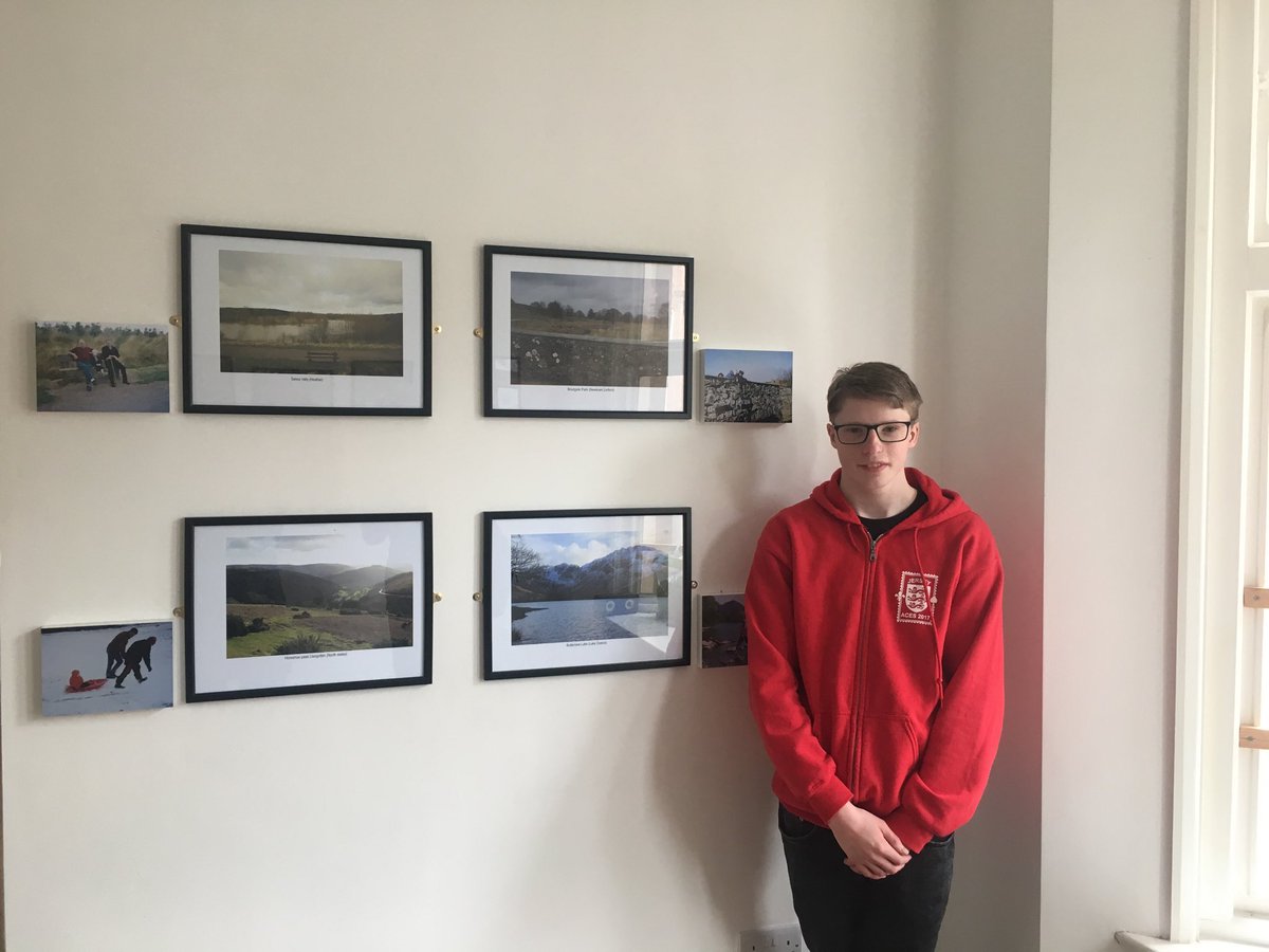 wotspace's tweet photo. Great to visit @LeicesterColl student #exhibition at #SilverArcade #Leicester great work James Emberton with โLandscapes from my Childhoodโ #photography #exhibition https://t.co/gDlUY2Ezos
