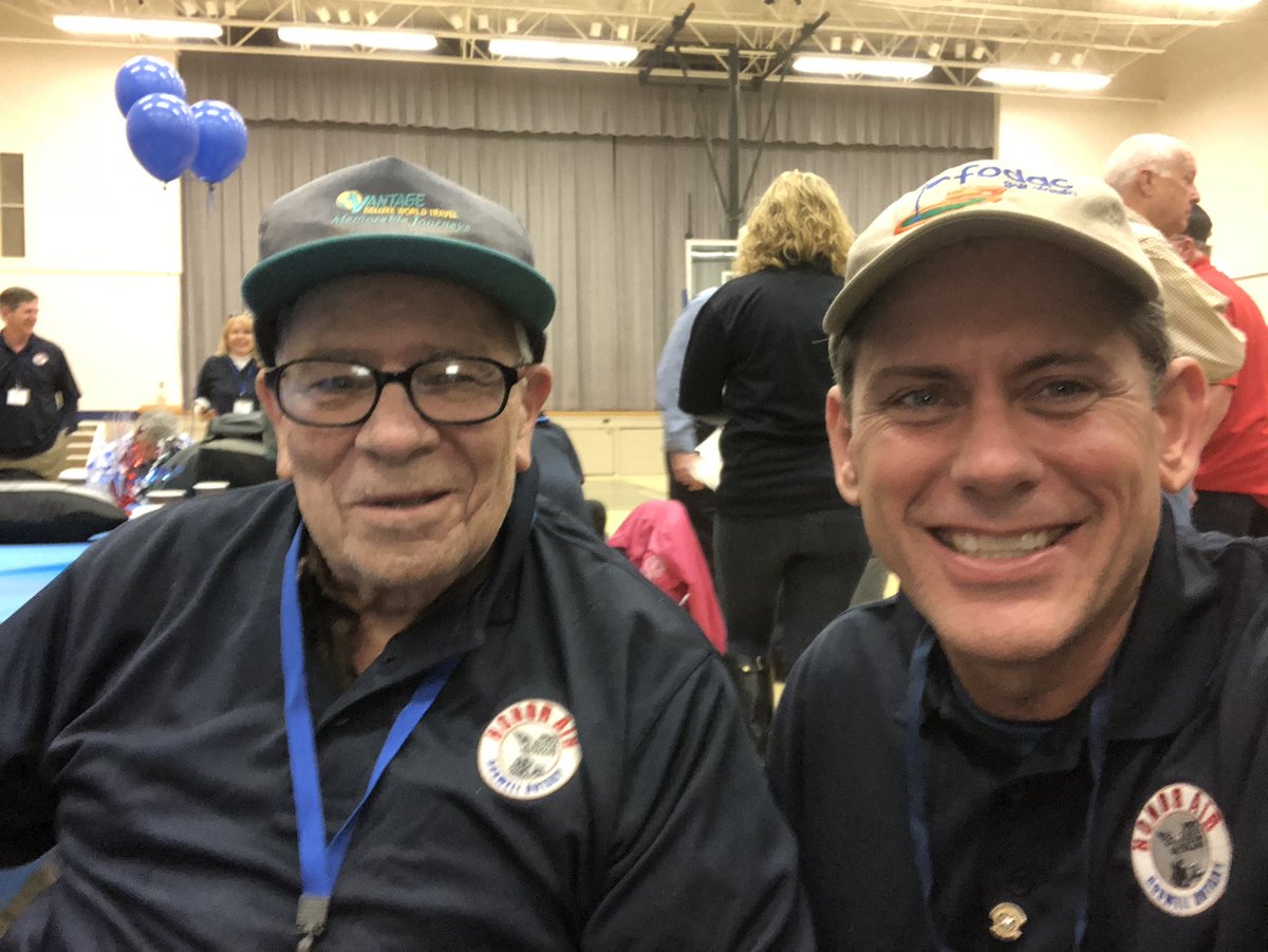 FODACChris's tweet photo. I get to hang out with a great American at Honor Air, Jim Baskett from WWII. Served in Manitoba Canada. https://t.co/04qgnSNZwW