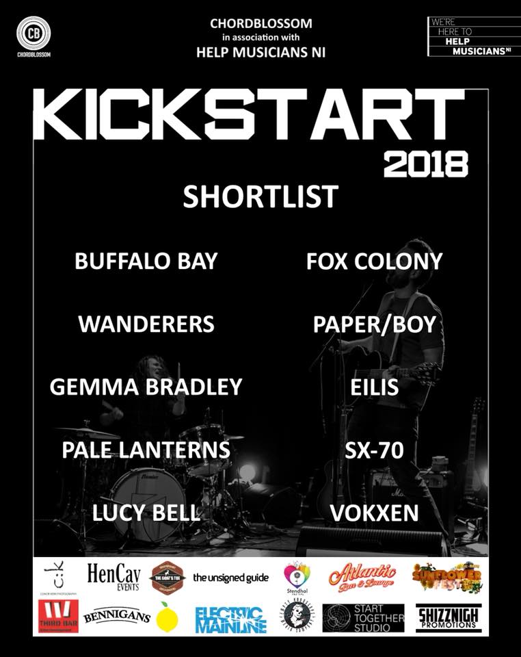 The folks at <a href="/Chordblossom/">Chordblossom</a> have unveiled their shortlist of 10 for this year's Kickstart competition. Which of these local acts are you most excited about? #NI #NIMusic #IrishMusic