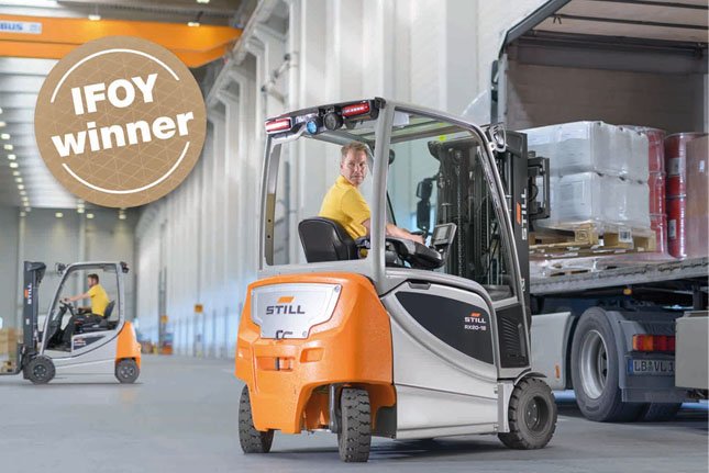 STILL_UK's tweet image. STILL continues its series of victories with the #IFOY Award in the Counterbalanced Truck category. The new STILL RX 20 electric truck came out on top, a compact, energy-efficient model range with load-carrying capacities from 1.4 to 2,0 tons. #logistics #supplychain