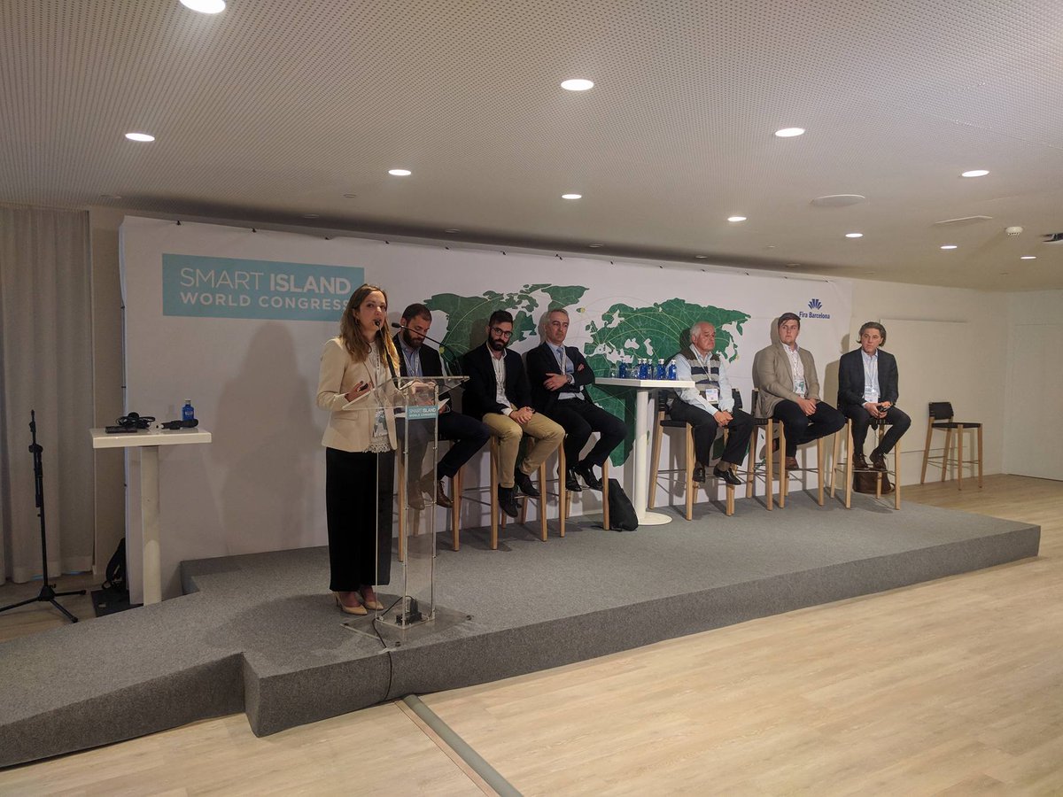 AEGEAN_ENERGY's tweet photo. Let's talk about smart distribution grid, #energy storage, #electric #mobility. Let's talk about #smartislands and @WiseGRID_H2020 
#SIWC18 #CleanEnergyEU #energy4europe https://t.co/G2t9tS6rBN