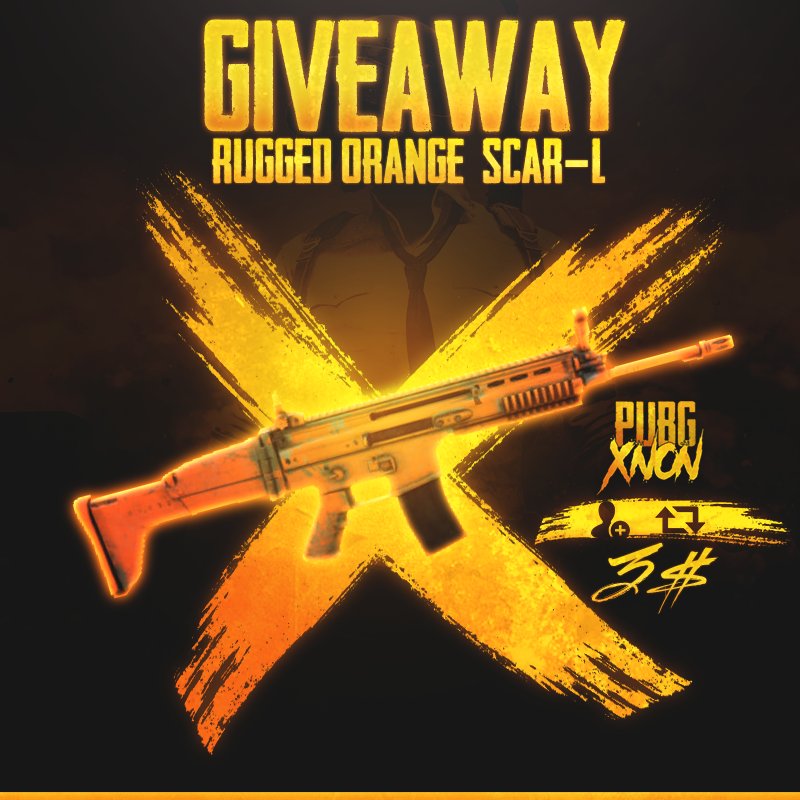 CSGOXnon's tweet photo. 🏆Rugged Orange Scar-L ($3) Giveaway🏆

❗Retweet &amp; Follow
❗Tag 2 Friends

⏱️Ends in 24 Hours!

#PUBGGiveaway #PUBG #Giveaway #Free https://t.co/fPw14fIOds